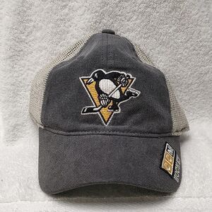 CCM Pittsburgh Penguins Trucker Snapback Destructed Hat - New